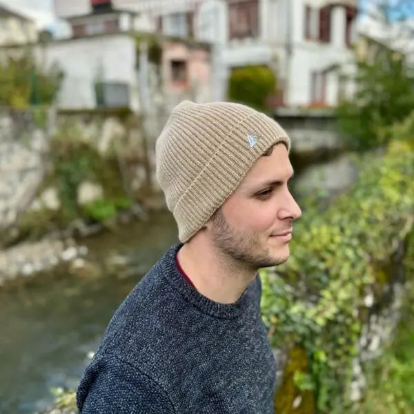Bonnet en laine - Beige