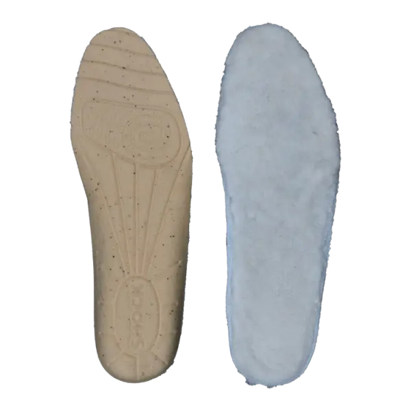 Semelles doublée laine naturelle