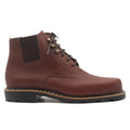 Chaussures boots homme cuir marron Germain Acajou H
