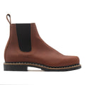 Chelsea boots femme cuir marron Villette Fauve F