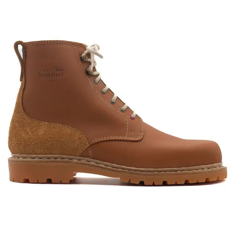 Chaussures boots homme cuir camel Paloise Camel H (V2)