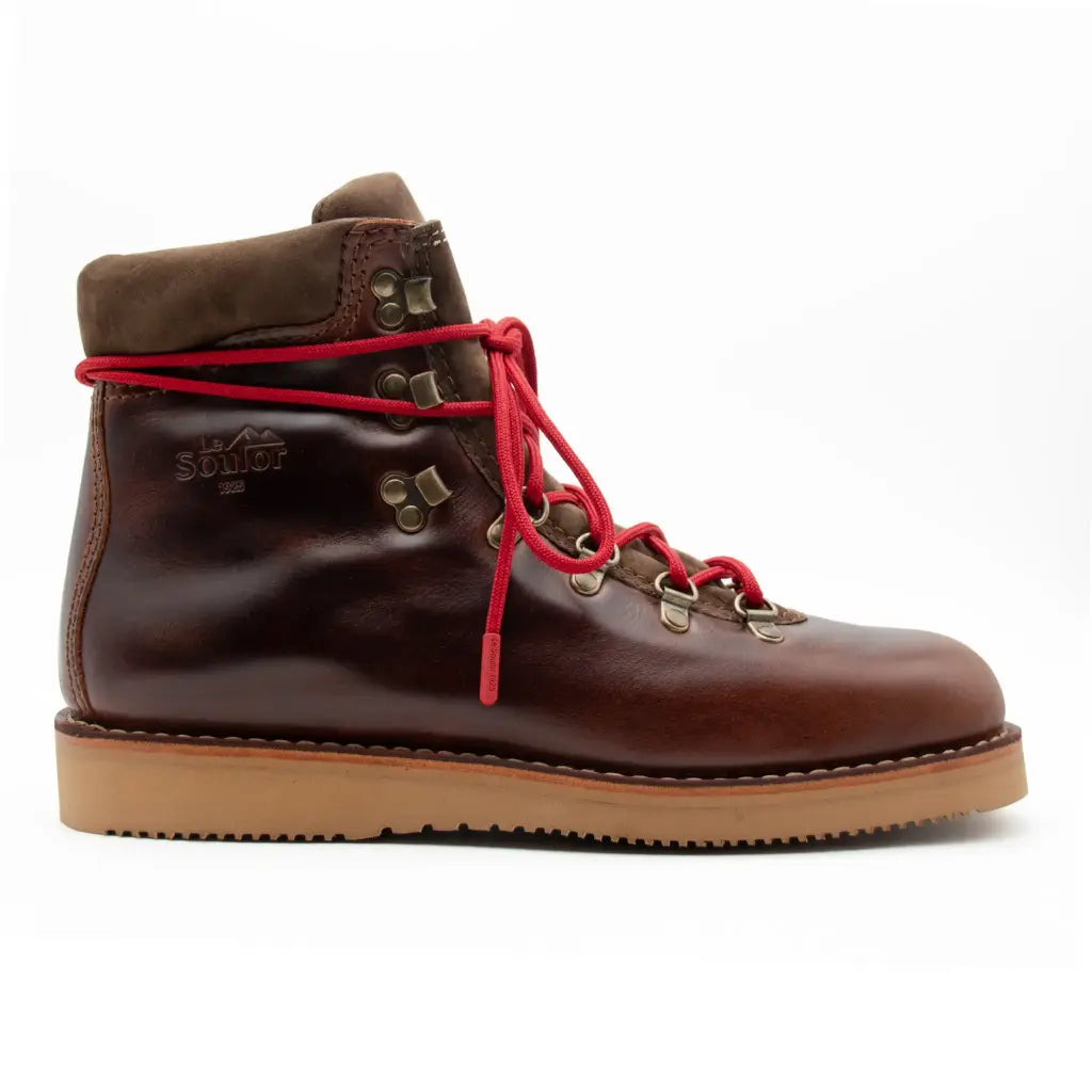Chaussures boots femme cuir marron Ossau City F