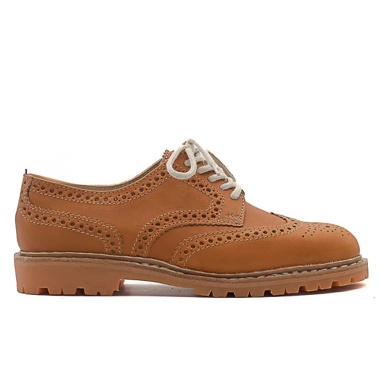 Chaussures de ville cuir homme camel Birdie Naturel