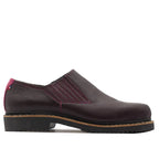 Chaussures basse cuir femme bordeaux Berguez Granata F