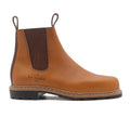 Chelsea boots homme cuir camel Villette Naturel H